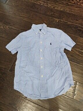 Polo Ralph Lauren Button Down Short Sleeve Shirt, Size M, Great Condition,